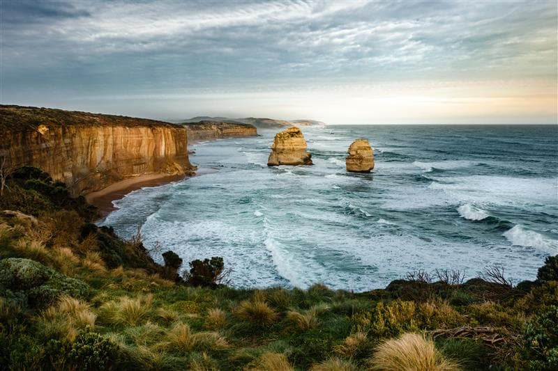 Coastal landscape – cliffs and sea stacks